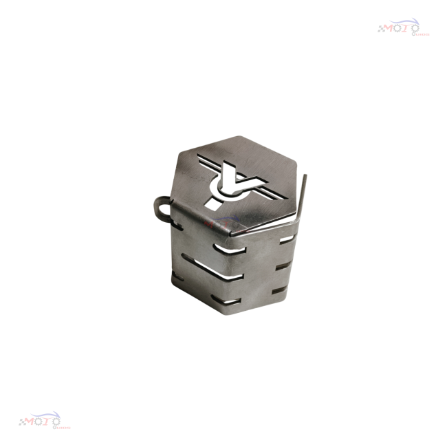 Reservoir Oil Cap (stainless Steel) Black For Yezdi Scrambler
